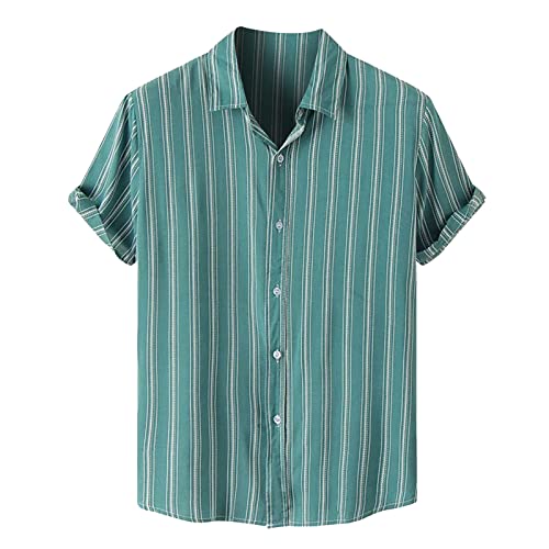 Short Sleeve Button-Down Beach Tropical Summer Shirts