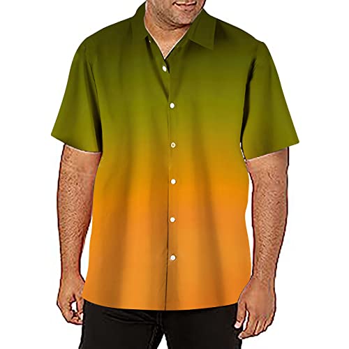 Short Sleeve Button-Down Beach Tropical Summer Shirts