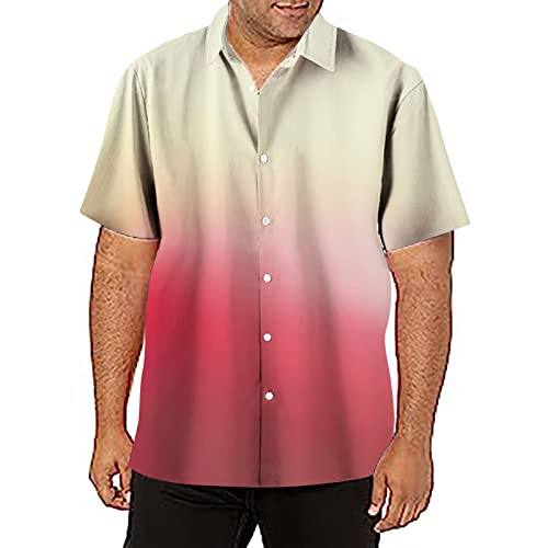 Short Sleeve Button-Down Beach Tropical Summer Shirts