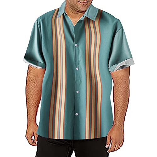 Short Sleeve Button-Down Beach Tropical Summer Shirts