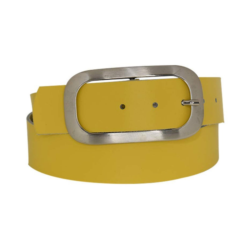 Nickel genuine leather, approx. 4 cm wide genuine leather belt