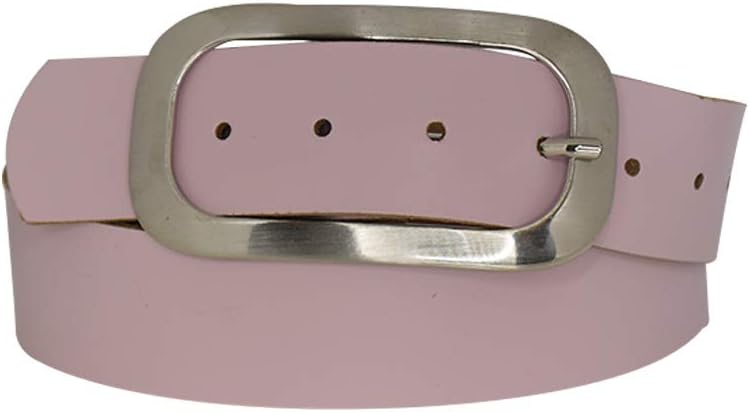 Nickel genuine leather, approx. 4 cm wide genuine leather belt