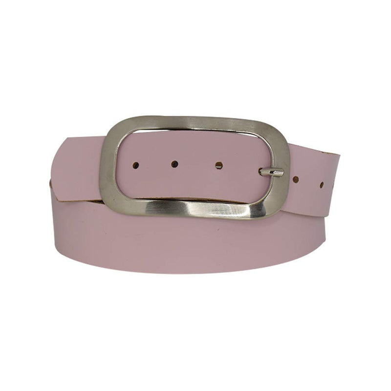 Nickel genuine leather, approx. 4 cm wide genuine leather belt