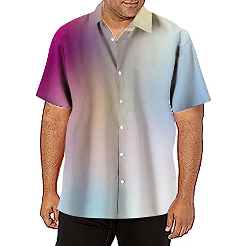 Short Sleeve Button-Down Beach Tropical Summer Shirts