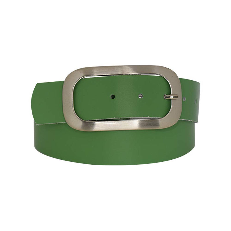 Nickel genuine leather, approx. 4 cm wide genuine leather belt