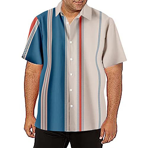 Short Sleeve Button-Down Beach Tropical Summer Shirts