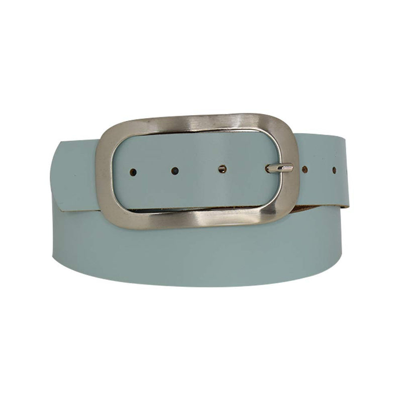 Nickel genuine leather, approx. 4 cm wide genuine leather belt