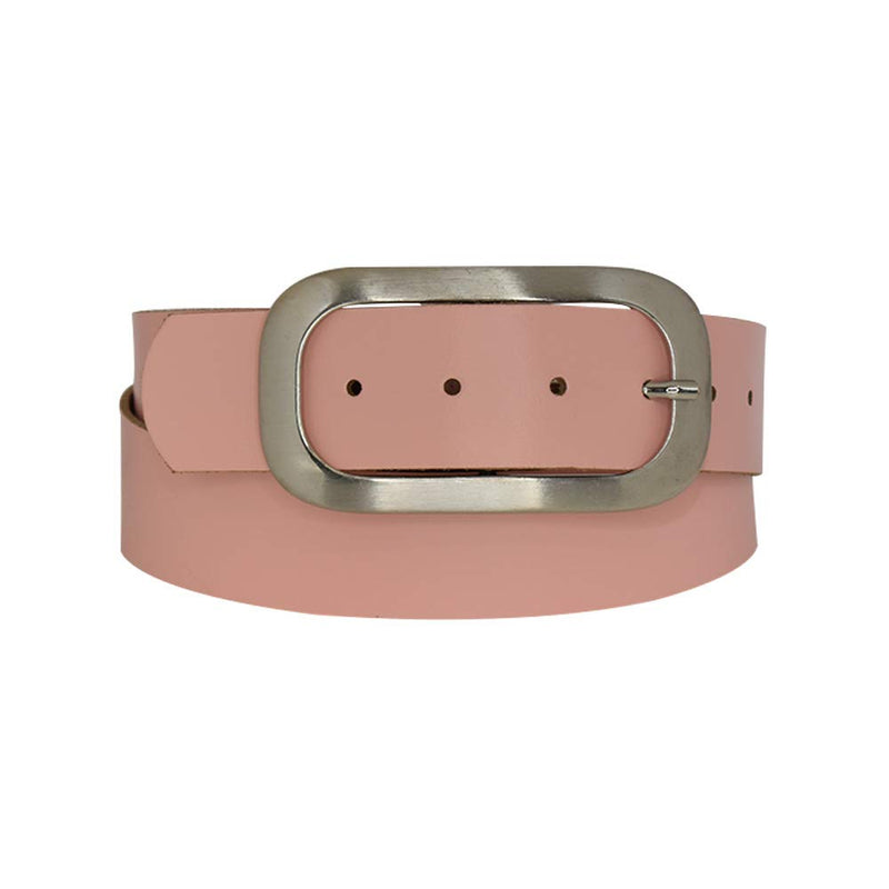 Nickel genuine leather, approx. 4 cm wide genuine leather belt