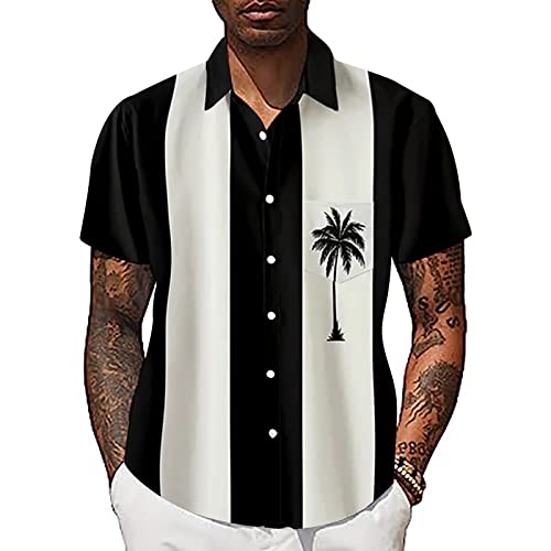 Short Sleeve Button-Down Beach Tropical Summer Shirts