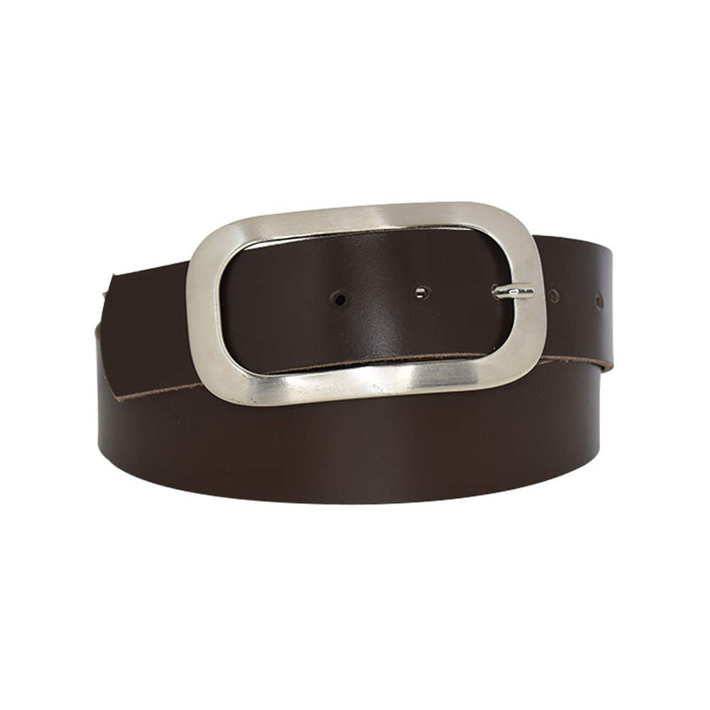 Nickel genuine leather, approx. 4 cm wide genuine leather belt