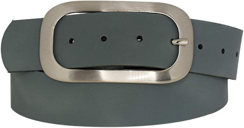 Nickel genuine leather, approx. 4 cm wide genuine leather belt