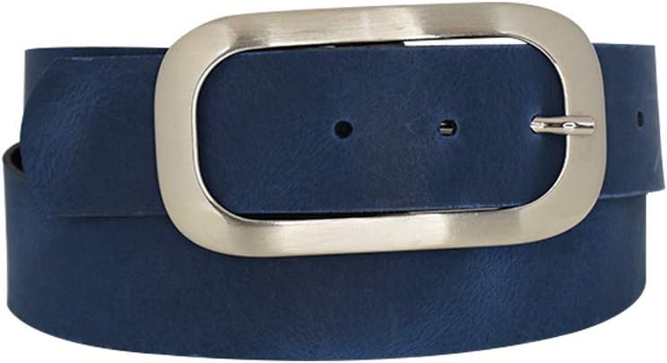 Nickel genuine leather, approx. 4 cm wide genuine leather belt