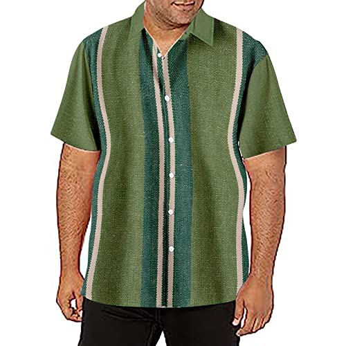 Short Sleeve Button-Down Beach Tropical Summer Shirts