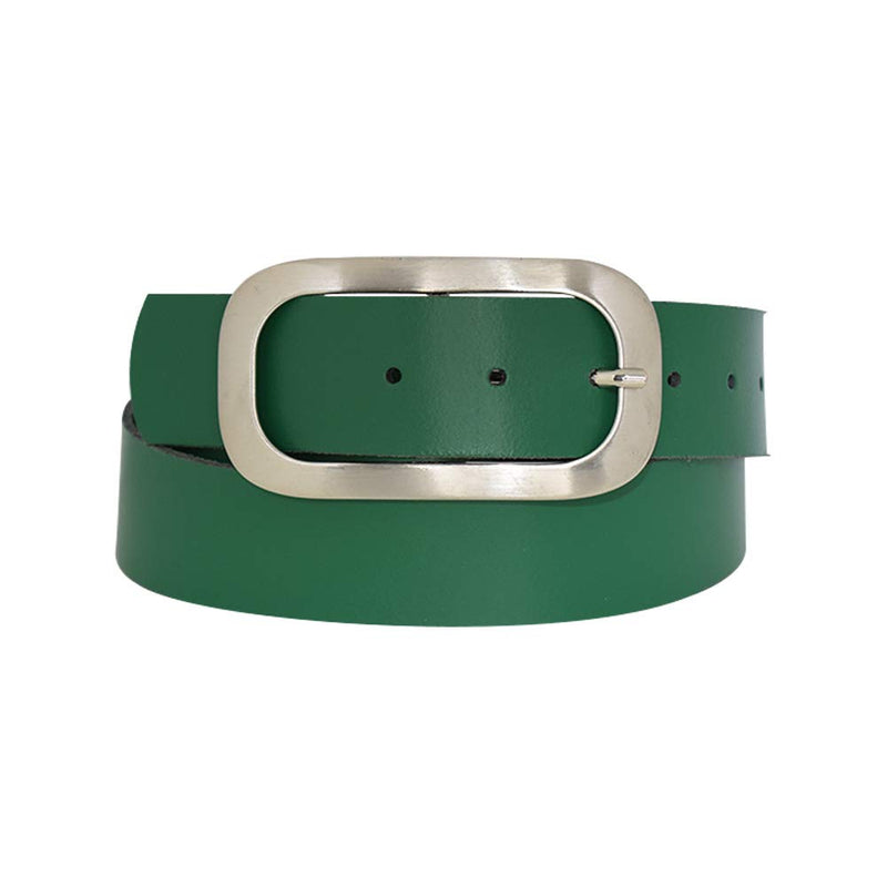 Nickel genuine leather, approx. 4 cm wide genuine leather belt