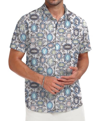 Short Sleeve Button Down Printed Aloha Summer Beach Shirts