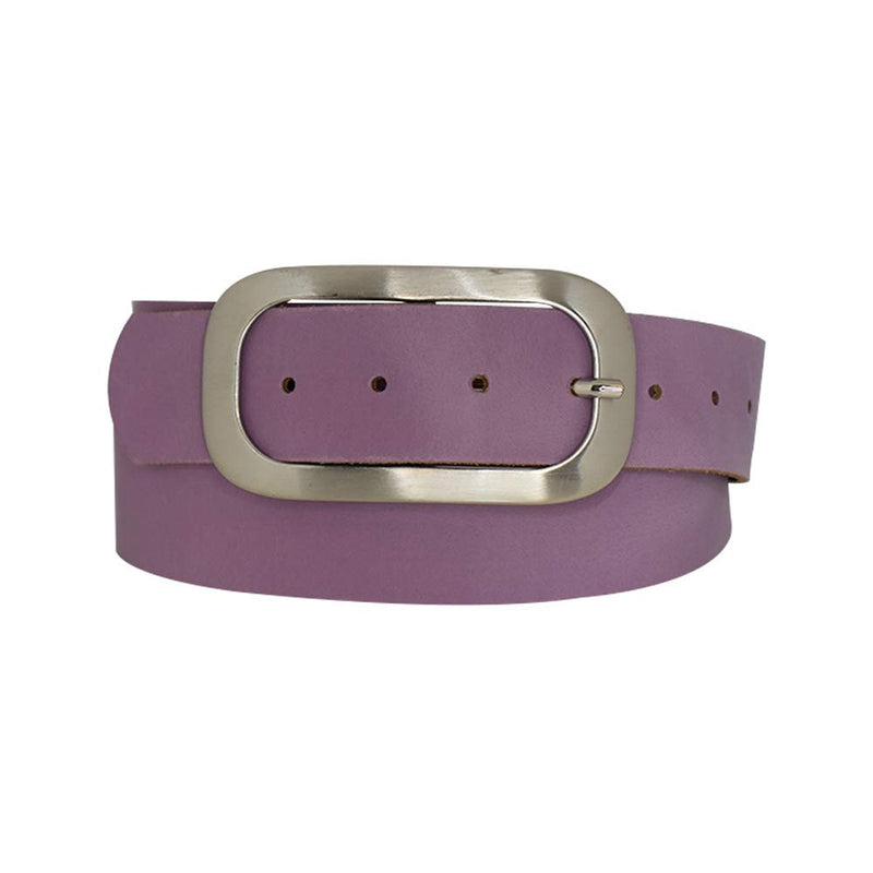 Nickel genuine leather, approx. 4 cm wide genuine leather belt