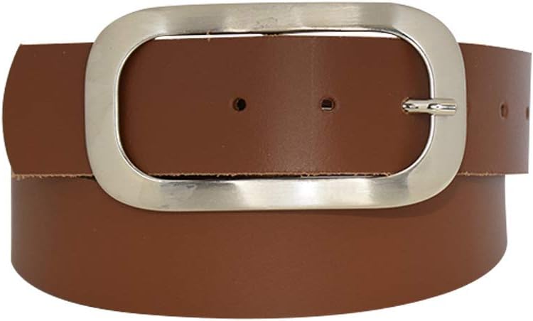 Nickel genuine leather, approx. 4 cm wide genuine leather belt