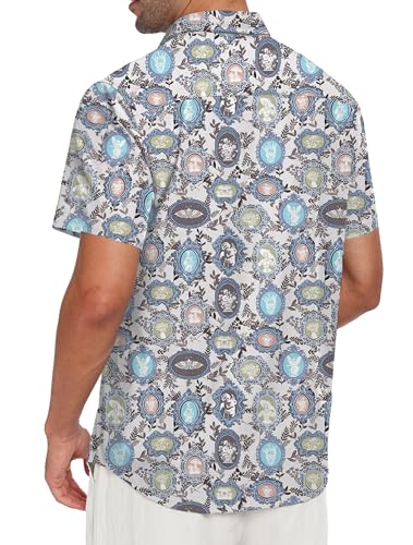 Short Sleeve Button Down Printed Aloha Summer Beach Shirts