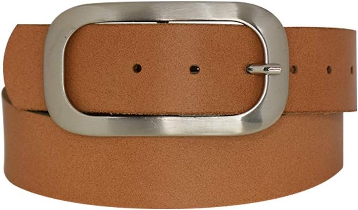 Nickel genuine leather, approx. 4 cm wide genuine leather belt