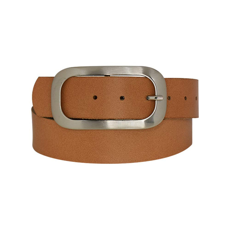 Nickel genuine leather, approx. 4 cm wide genuine leather belt