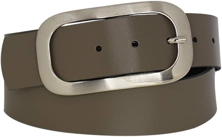 Nickel genuine leather, approx. 4 cm wide genuine leather belt