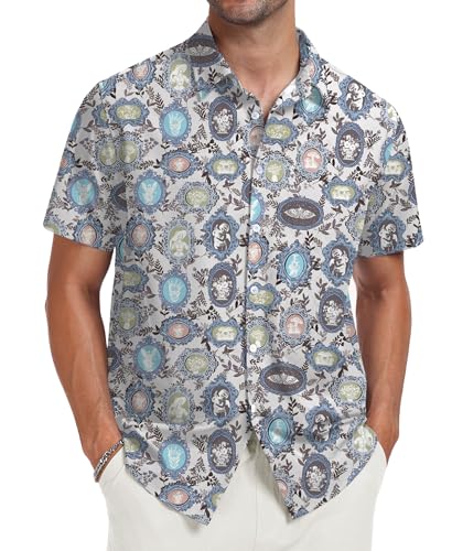 Short Sleeve Button Down Printed Aloha Summer Beach Shirts