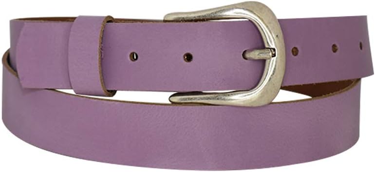 Women's and men's belt, antique silver, nickel-free genuine leather belt buckle