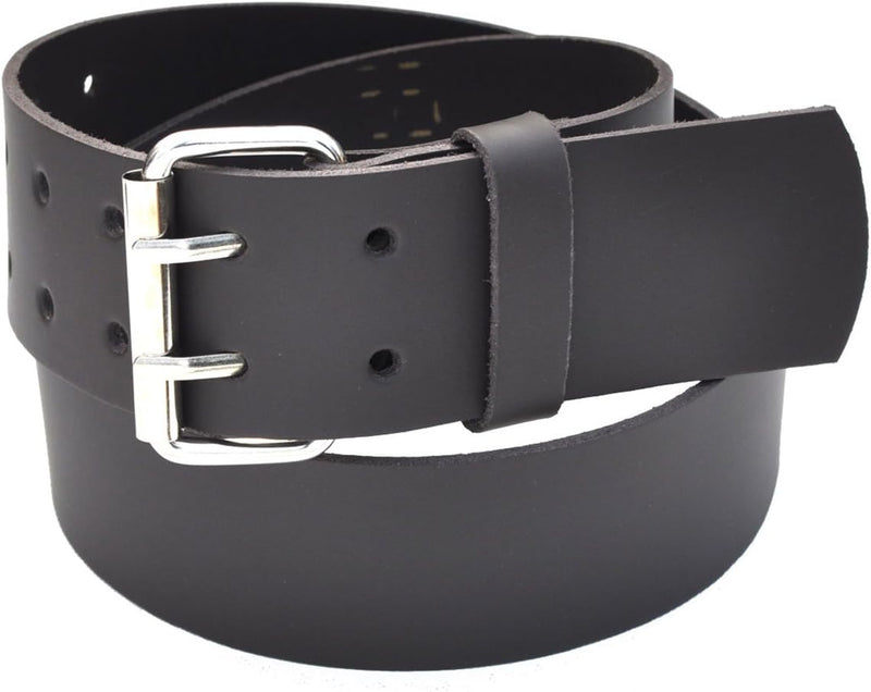 Genuine leather belt 5 cm wide, color and length selectable, approx. 2.8 mm thick