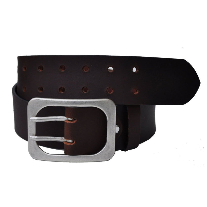 Full leather belt 5 cm wide F and length approx. 4 mm thick