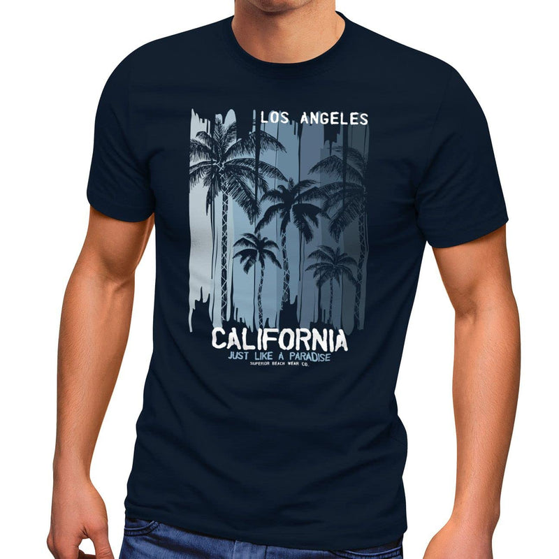 Men's Los Angeles California USA Summer Printed  T-Shirt