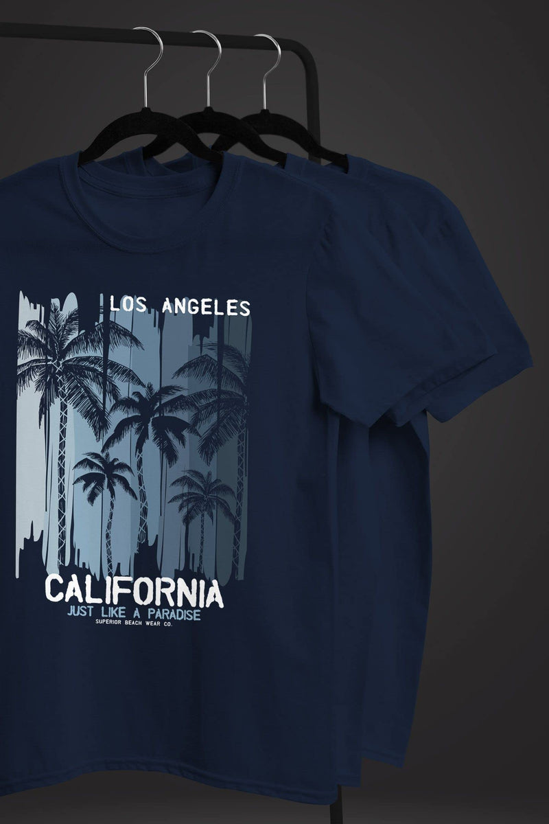 Men's Los Angeles California USA Summer Printed  T-Shirt