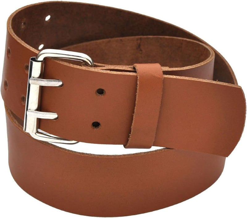 Genuine leather belt 5 cm wide, color and length selectable, approx. 2.8 mm thick