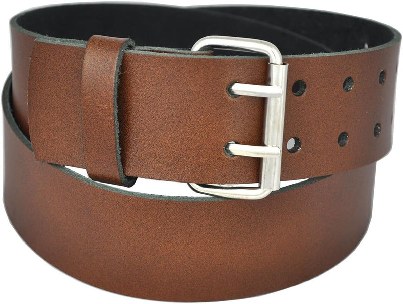 Genuine leather belt 5 cm wide, color and length selectable, approx. 2.8 mm thick