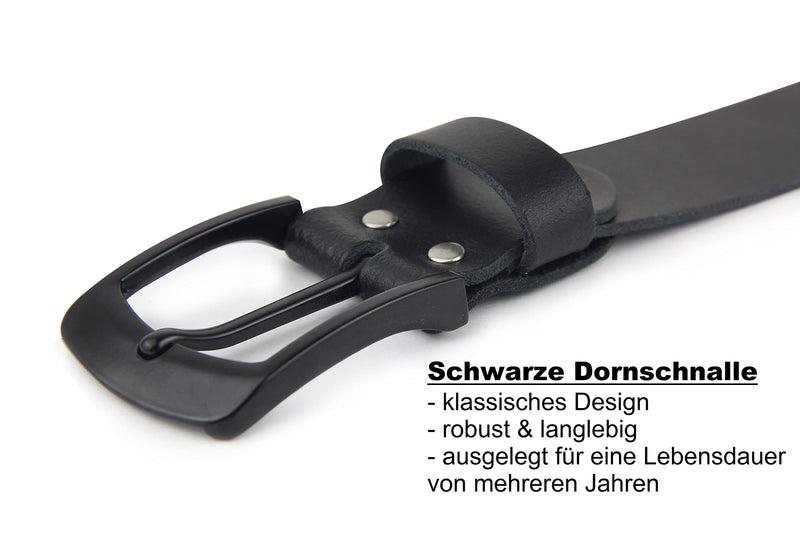 Leather belt made in Germany, 100% genuine leather