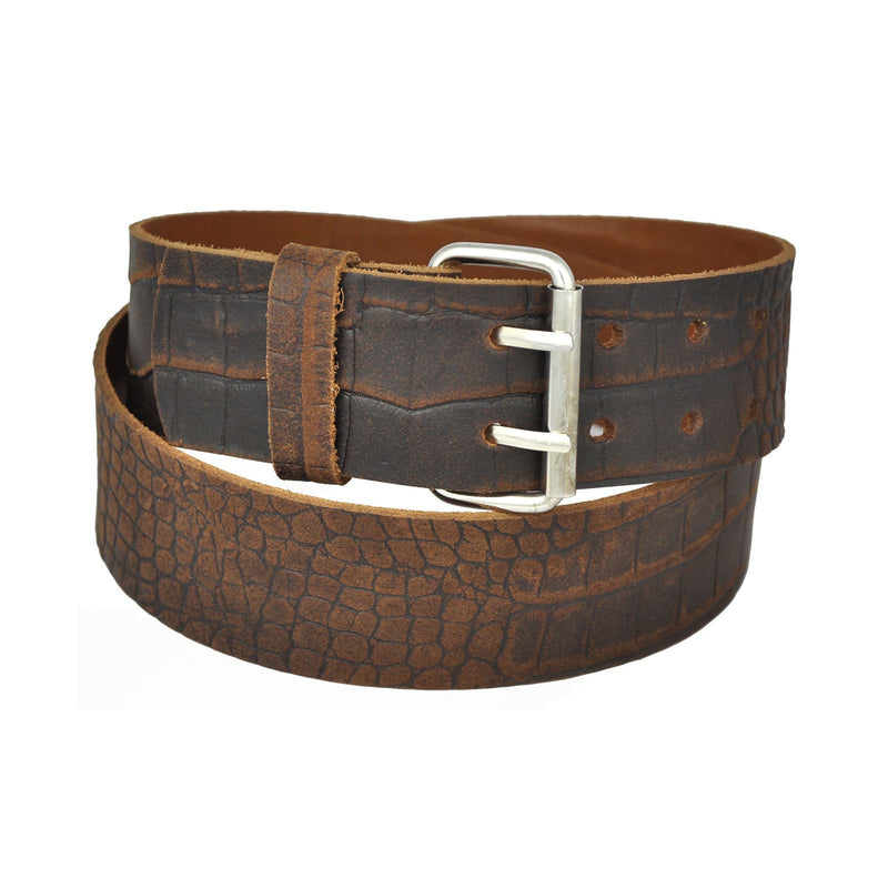 Genuine leather belt 5 cm wide, color and length selectable, approx. 2.8 mm thick