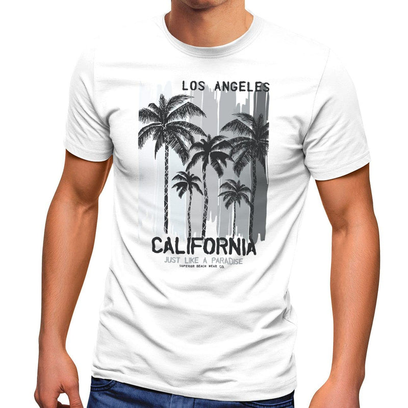 Men's Los Angeles California USA Summer Printed  T-Shirt