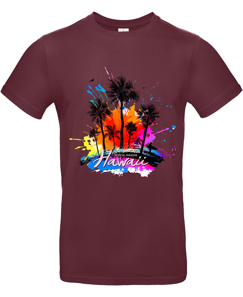 Smilo & Bron Herren T-Shirt with Hawaii printed