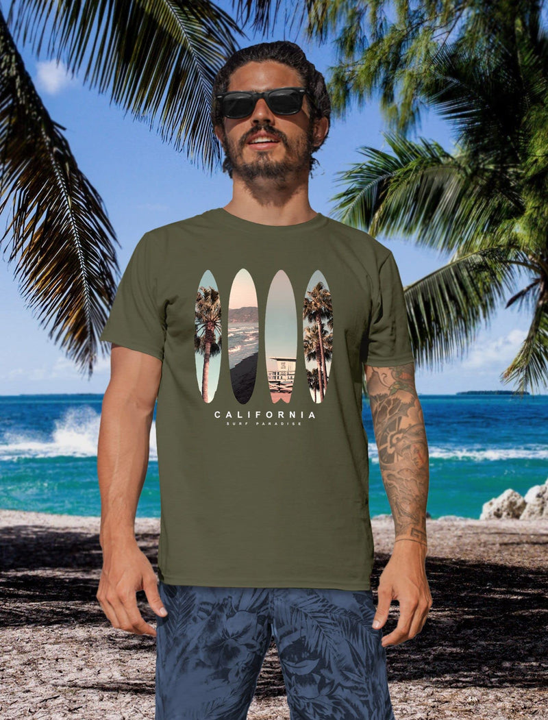 Summer Palm Trees Photo Print Print Fashion Street Style T-Shirt