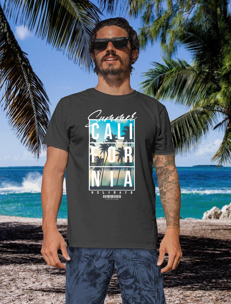 Summer Palm Trees Photo Print Print Fashion Street Style T-Shirt