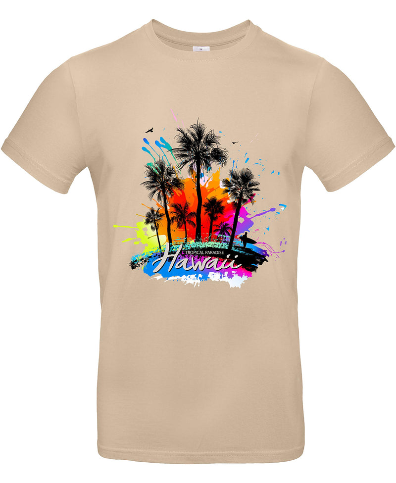 Smilo & Bron Herren T-Shirt with Hawaii printed