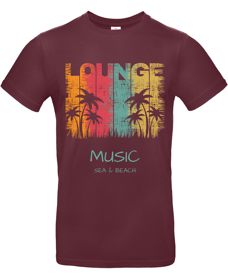 Men's T-shirt printed with Lounge Music Stylish