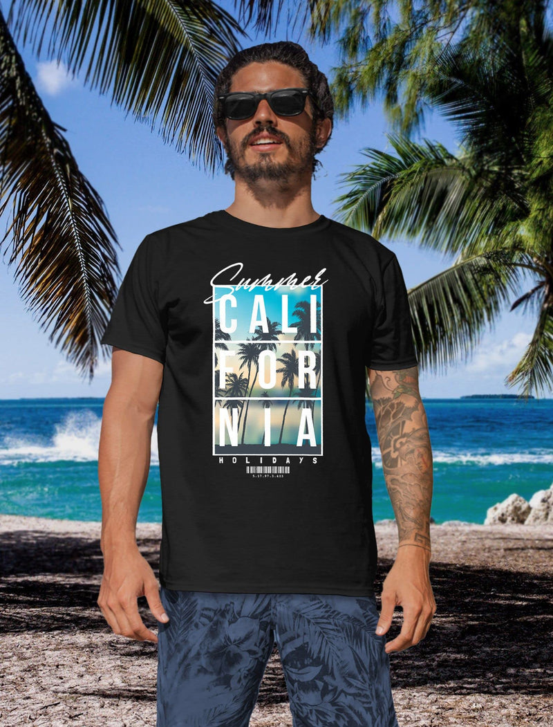 Summer Palm Trees Photo Print Print Fashion Street Style T-Shirt