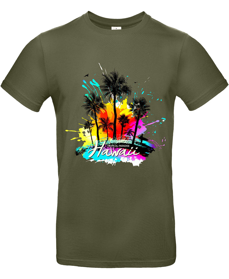 Smilo & Bron Herren T-Shirt with Hawaii printed